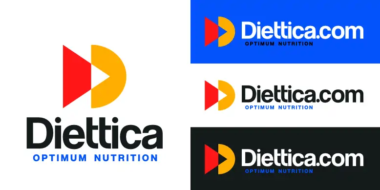 Diettica.com logo bundle image.