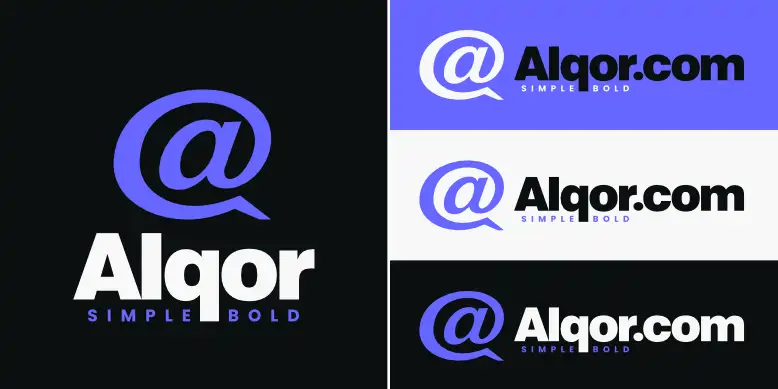 Alqor.com logo bundle image.