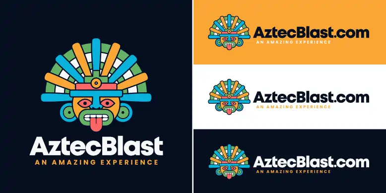 AztecBlast.com logo bundle image.