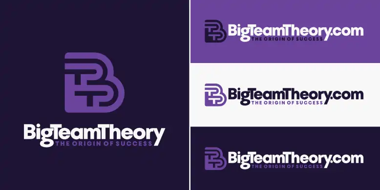 BigTeamTheory.com logo bundle image.