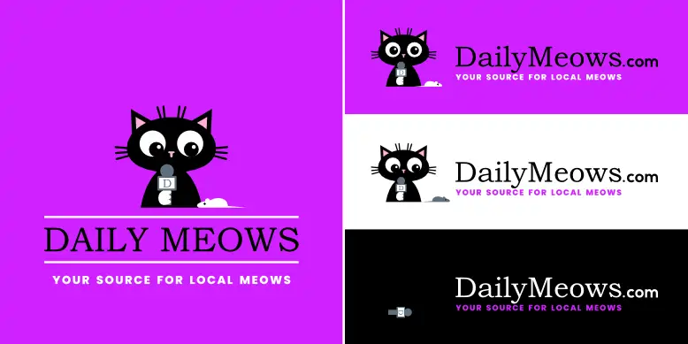 DailyMeows.com logo bundle image.