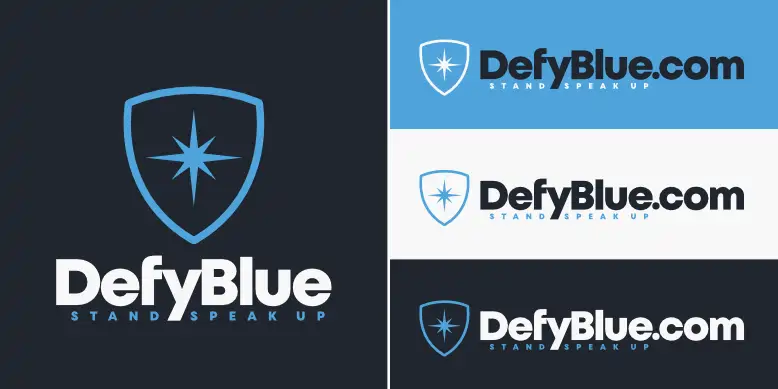 DefyBlue.com logo bundle image.
