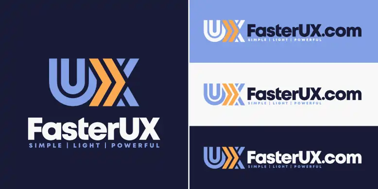 FasterUX logo bundle image.