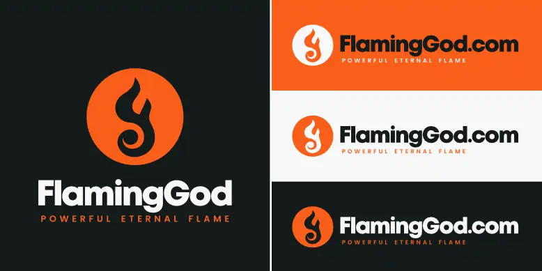 FlamingGod.com logo bundle image.
