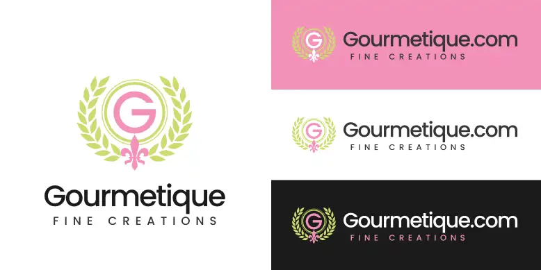 Gourmetique.com logo bundle image.