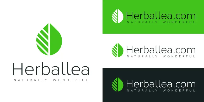 Herballea.com logo bundle image.