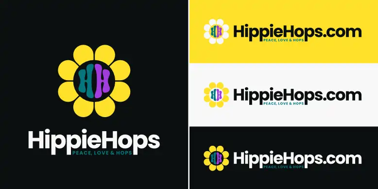 HippieHops.com logo bundle image.