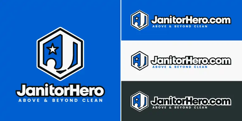 JanitorHero.com logo bundle image.