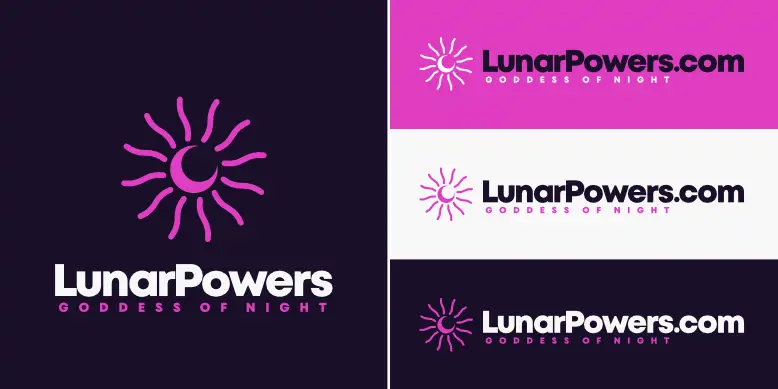 LunarPowers.com logo bundle image.