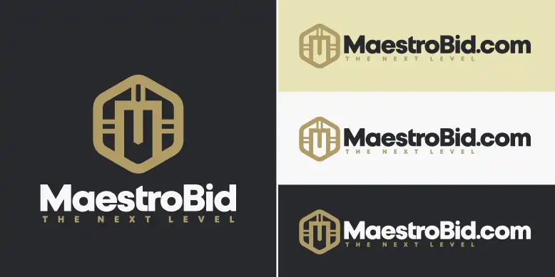 MaestroBid.com logo bundle image.