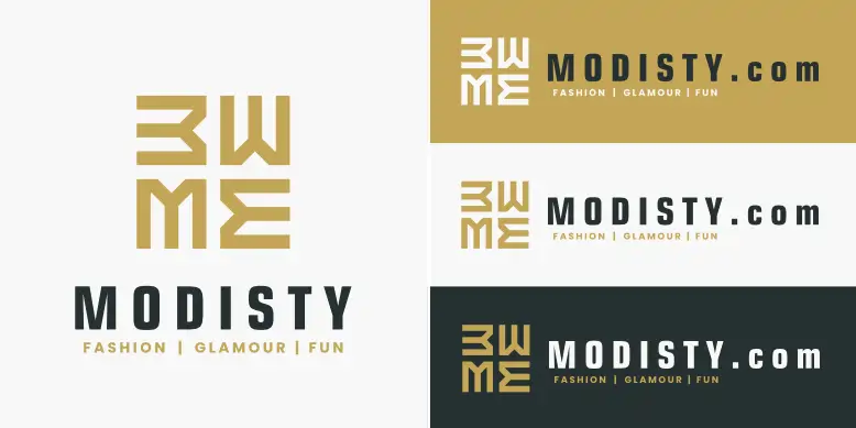 Modisty.com logo bundle image.