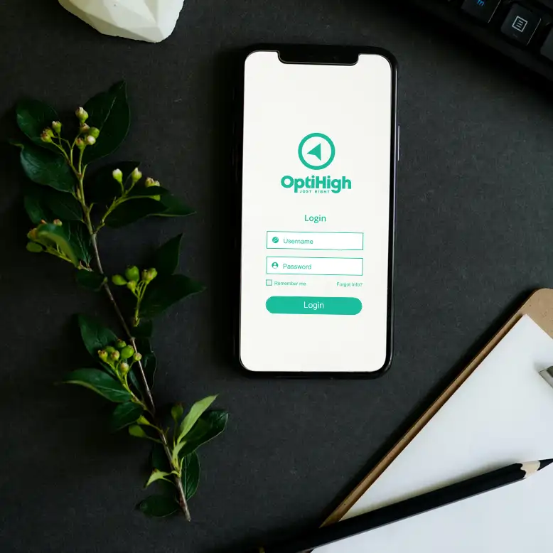 OptiHigh.com marketing example image.