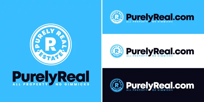 PurelyReal.com logo bundle image.