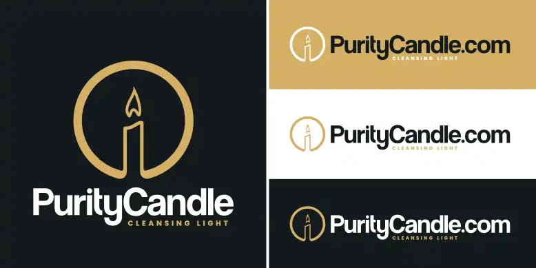 PurityCandle.com logo bundle image.