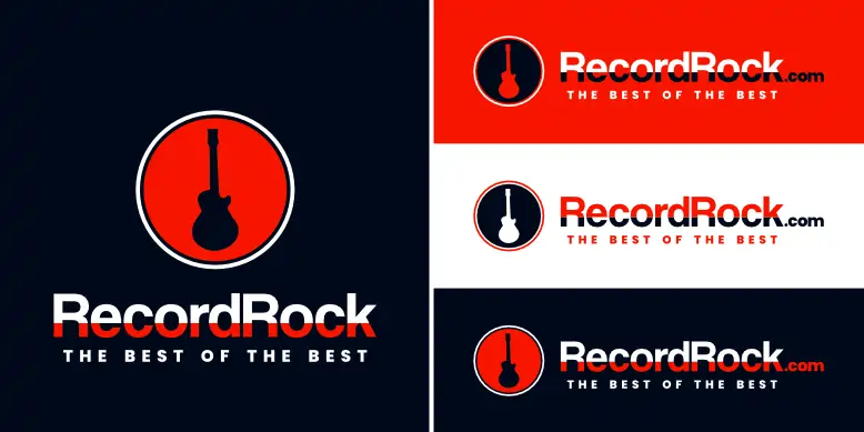 RecordRock.com logo bundle image.