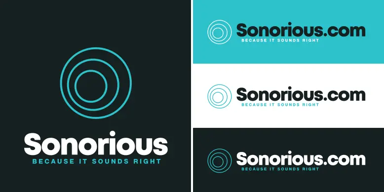 Sonorious.com logo bundle image.