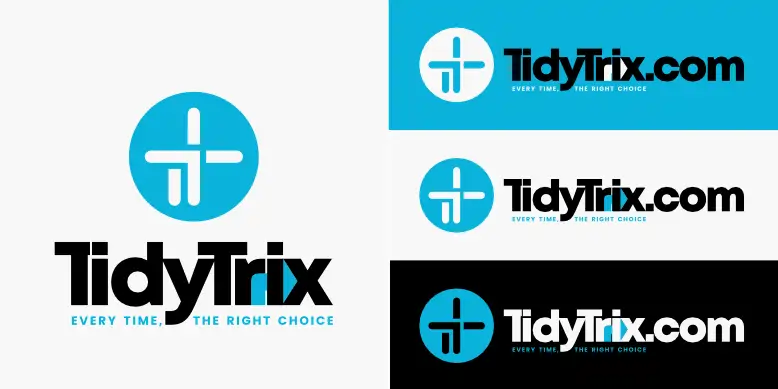 TidyTrix.com logo bundle image.