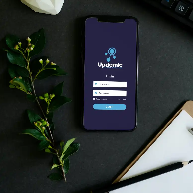 Updemic.com marketing example image.